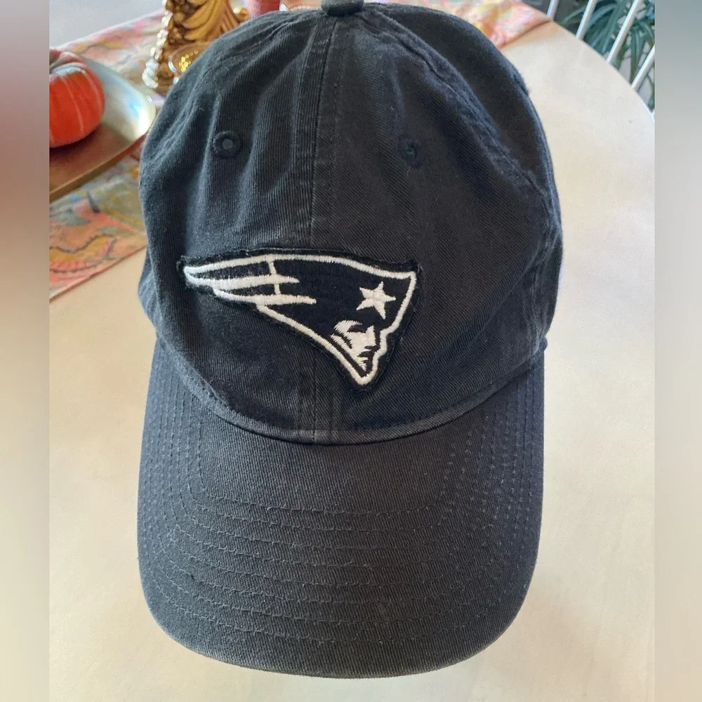 NFL Y2K New England Patriots Reebok Team Apparel Washed Black Baseball Cap